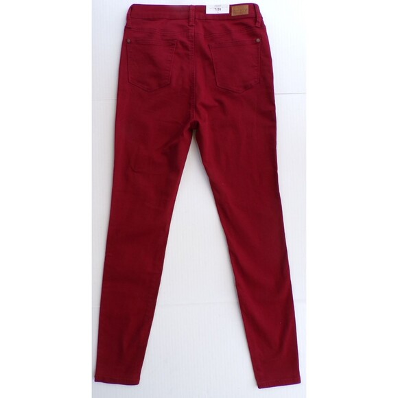 Judy Blue Jeans Pants Skinny Fit High Waist Wine Color JB88146 Size 7/28 NWT! - Picture 3 of 4